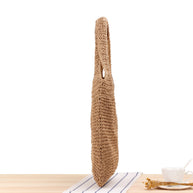 WW | Schultertasche Aus Geflochtenem Stroh