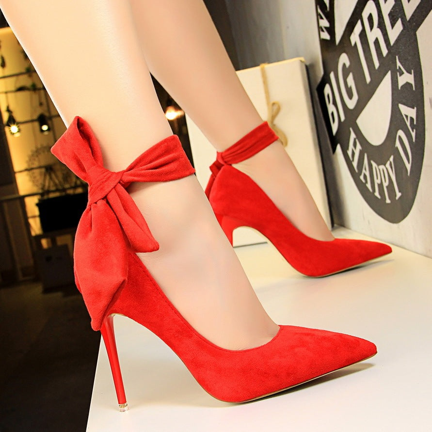 WW | Elegante Damenpumps Mit Schleife