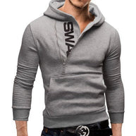 WW | Stylischer Kapuzenpulli Mit Seitlichem Reißverschluss