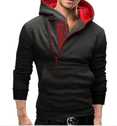 W&W Mode | Stylischer Kapuzenpulli Mit Seitlichem Reißverschluss