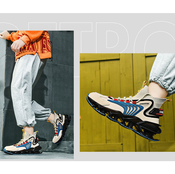 WW | Atmungsaktive Herren Sportschuhe Mit Dicker Sohle