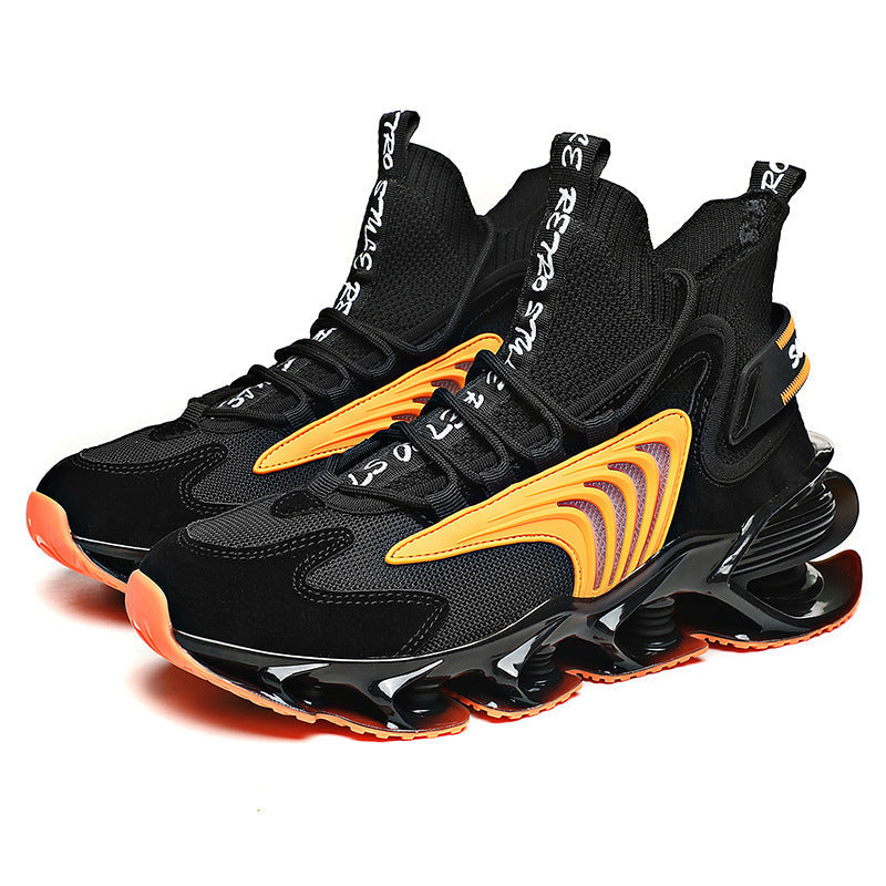 WW | Hoch Geschnittene Mesh Sneaker Mit Dicker Sohle