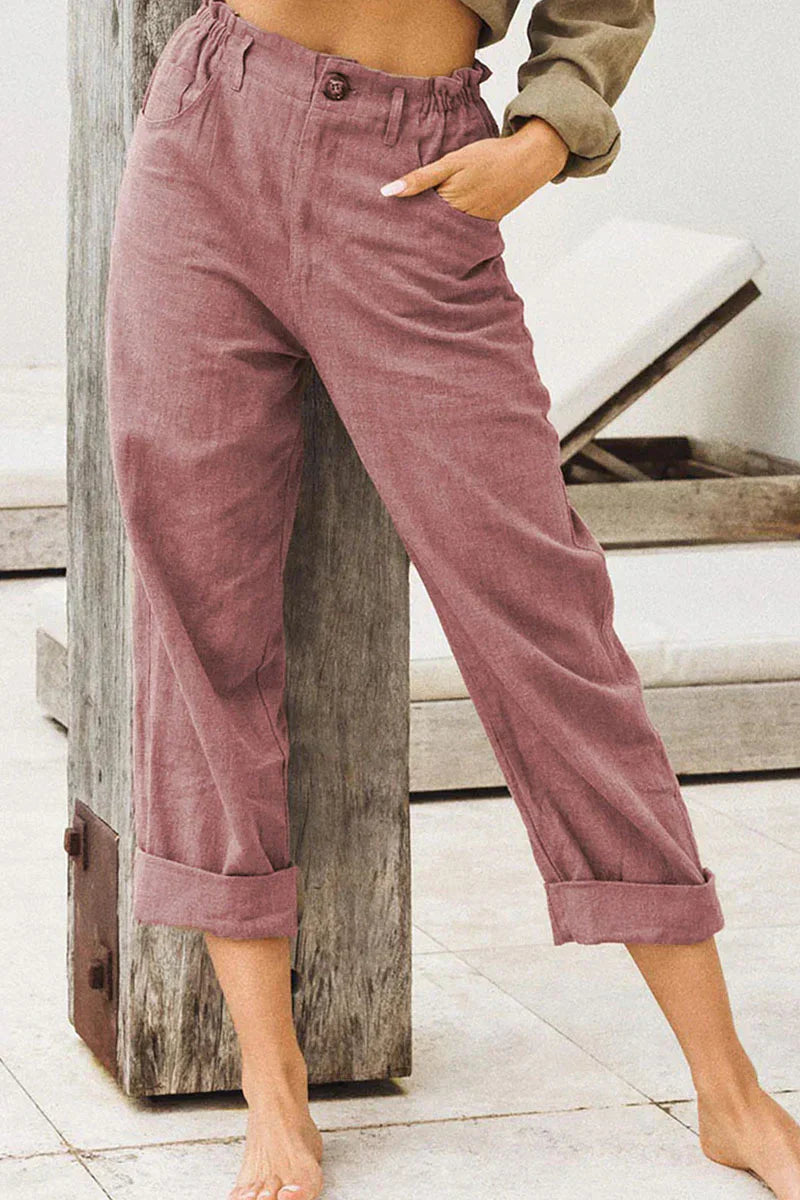 WW | Lässige & Stilvolle Leinenhose