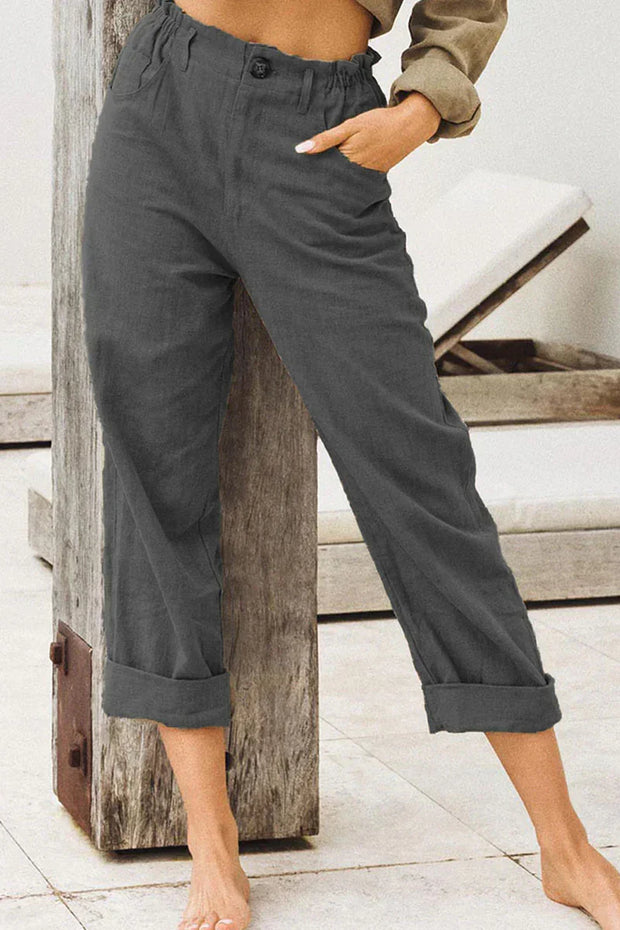 WW | Lässige & Stilvolle Leinenhose