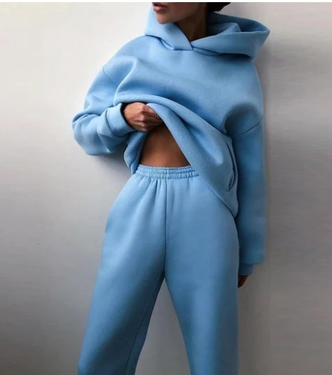 W&W Mode | teil Jogginganzug - Oversized Tracksuit mit Kapuze und Sweatpants