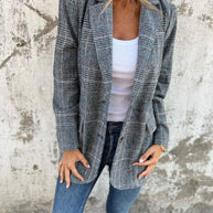 WW | Klassischer Karierter Blazer