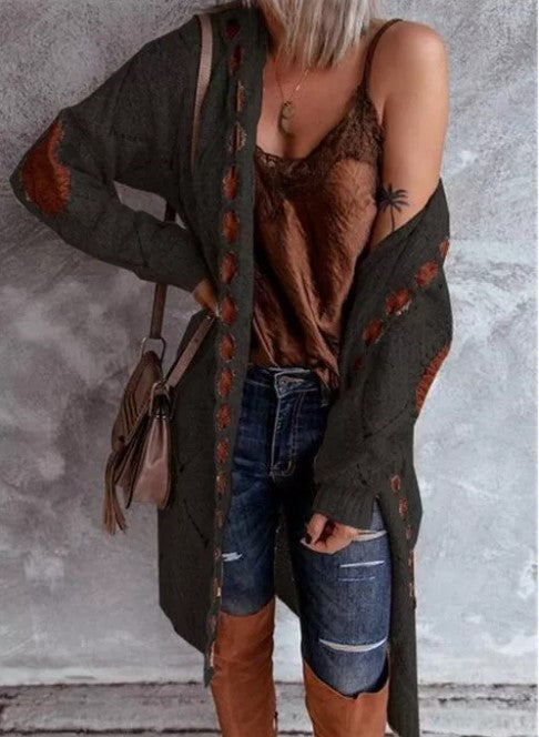 W&W Mode | Modische Strickjacke mit Kapuze