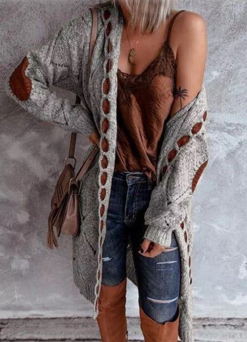 W&W Mode | Modische Strickjacke mit Kapuze