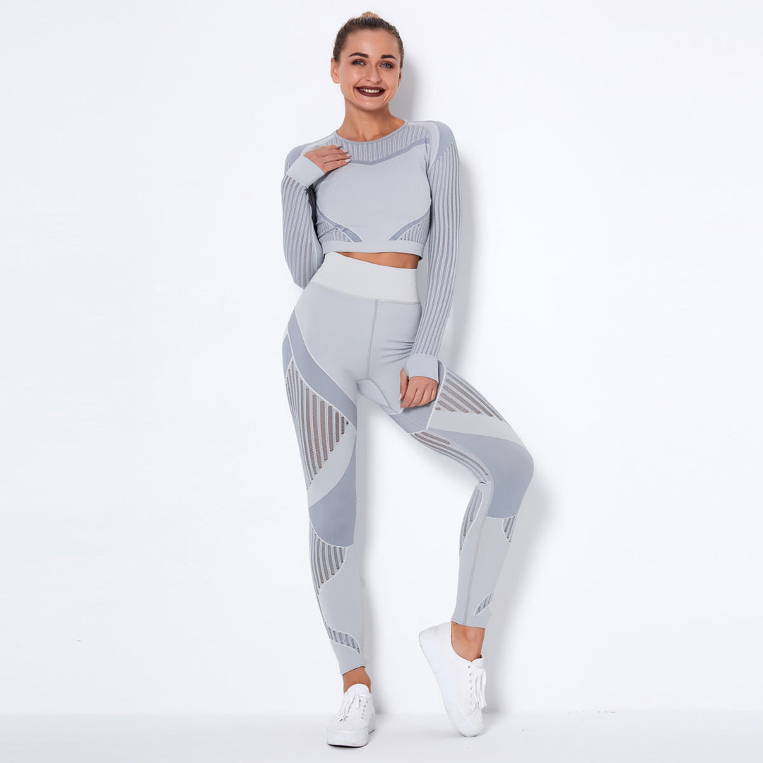 W&W Mode Yoga-Anzug mit langen Ärmeln