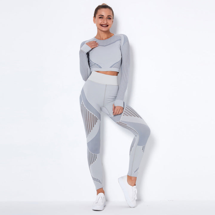 W&W Mode Yoga-Anzug mit langen Ärmeln