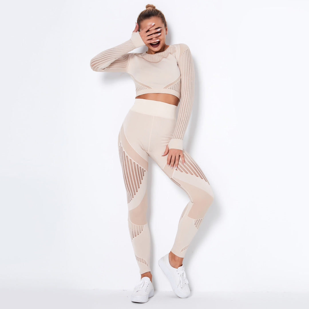 W&W Mode Yoga-Anzug mit langen Ärmeln