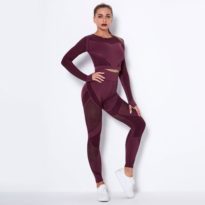 W&W Mode Yoga-Anzug mit langen Ärmeln