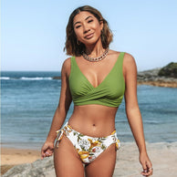 W&W | Bedruckter Badeanzug Bikini-Badeanzug Frauen