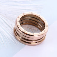 WW | Titanstahl Roségold Ring