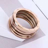WW | Titanstahl Roségold Ring