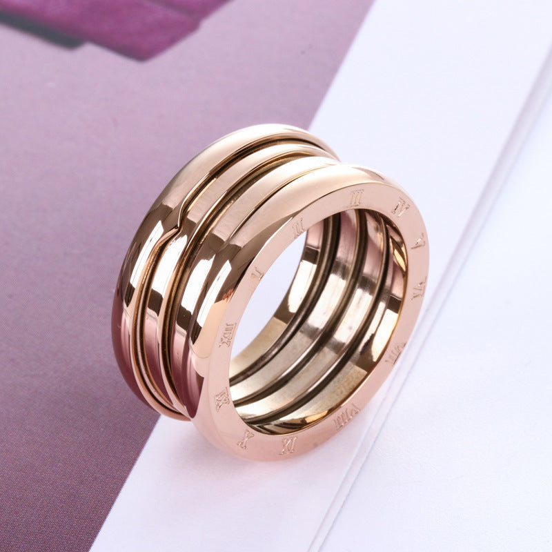 WW | Titanstahl Roségold Ring