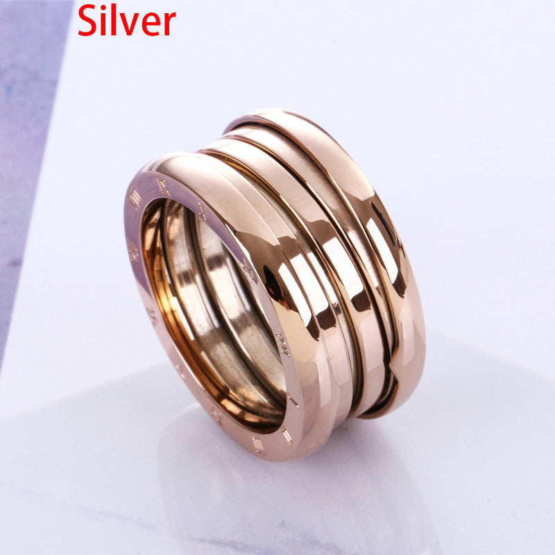 WW | Titanstahl Roségold Ring