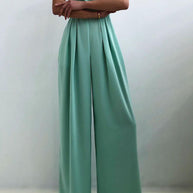 WW | Lässig Einfarbig Patchwork V-Ausschnitt Lockere Jumpsuits