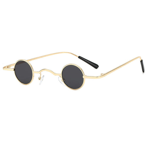 W&W Mode | Retro Sonnenbrille Mit Kleinem Runden Rahmen Für Herren