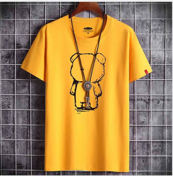 W&W Mode | Lustiges Anime Bären T-Shirt Für Herren