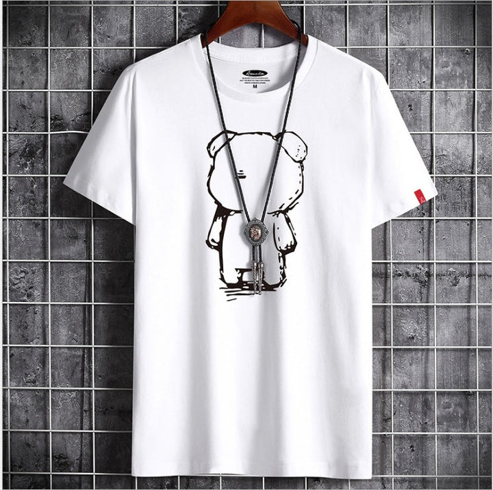 W&W Mode | Lustiges Anime Bären T-Shirt Für Herren