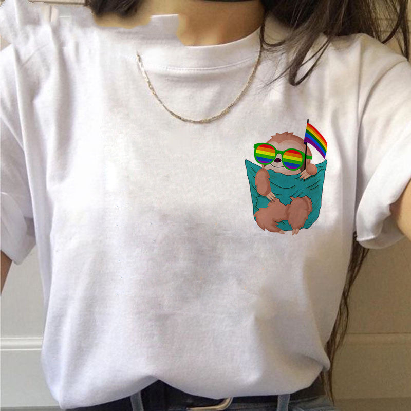 WW | Kawaii Bedrucktes Damen T-shirt