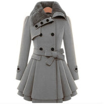 WW Wollmantel in Slim Fit