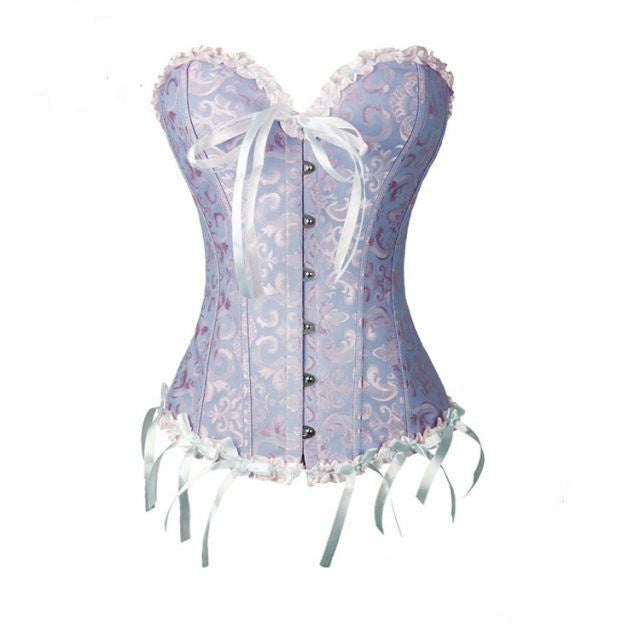 WW | Sexy Spitzen Push up Korsatzt Bustier Für Damen in Übergröße