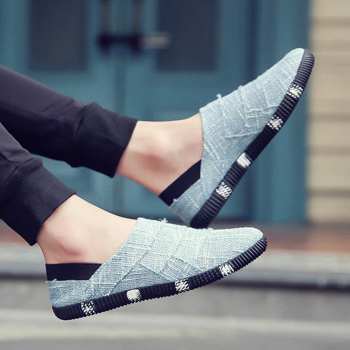 W&W Mode | Frühling Und Sommer Leinen Canvas Schuhe Männer