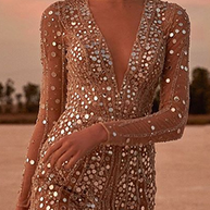 WW | Paillettenbesetztes Minikleid
