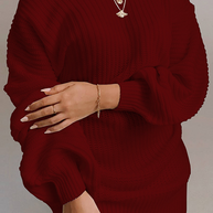 Moderner und modischer Winterpullover