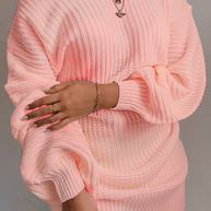 Moderner und modischer Winterpullover