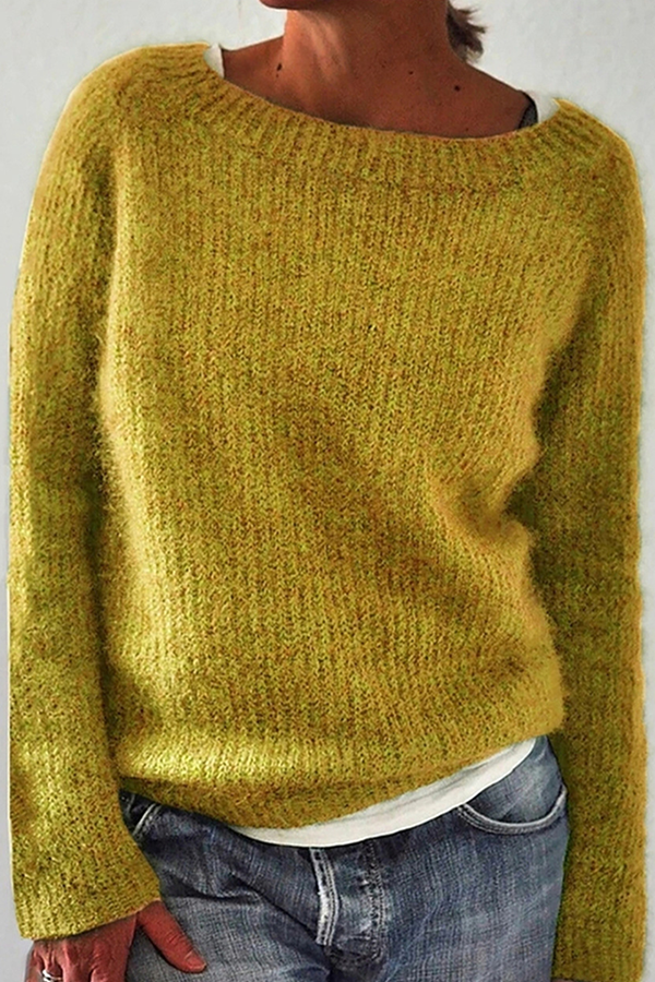 WW | Gerippter Pullover aus Weichem Mohair