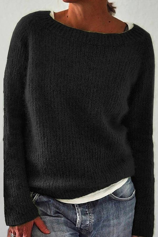 WW | Gerippter Pullover aus Weichem Mohair