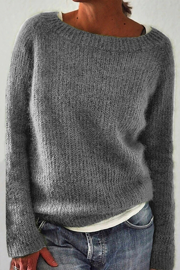 WW | Gerippter Pullover aus Weichem Mohair