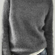WW | Gerippter Pullover aus Weichem Mohair