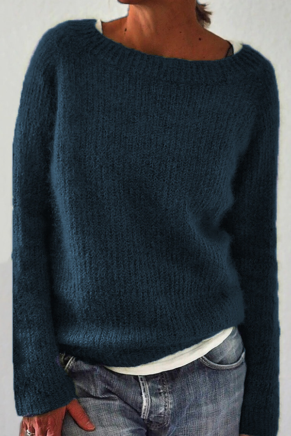WW | Gerippter Pullover aus Weichem Mohair