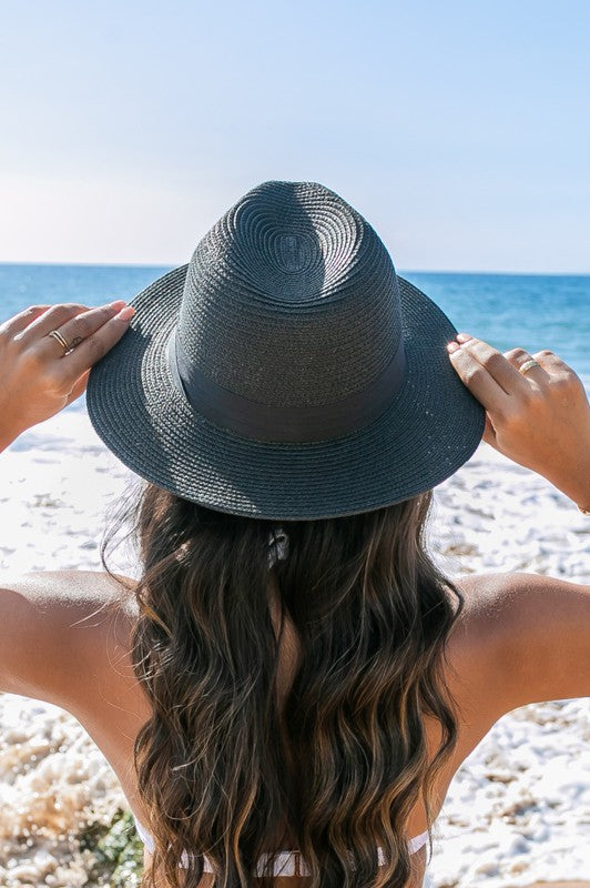 WW | Klassischer Stroh Panama Fedora Hut