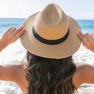 WW | Klassischer Stroh Panama Fedora Hut