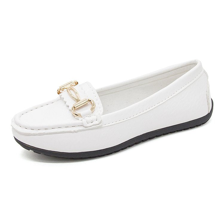 Damen Mokassins mit elegantem Schnallen-Detail und markantem Designs W&W Mode
