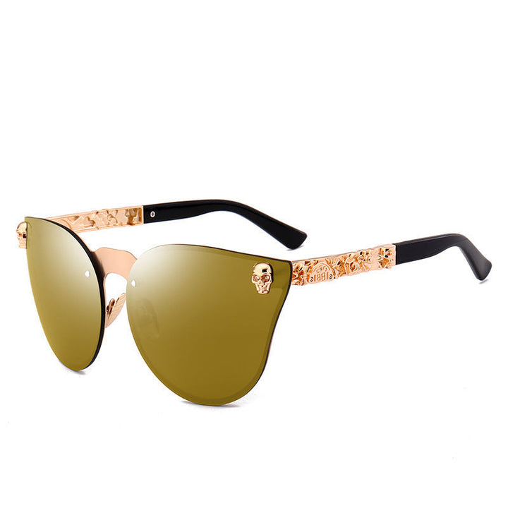 W&W Mode | Skull Sonnenbrille Aus Metall