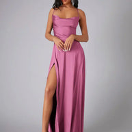 WW | Elegantes Maxikleid aus Satin
