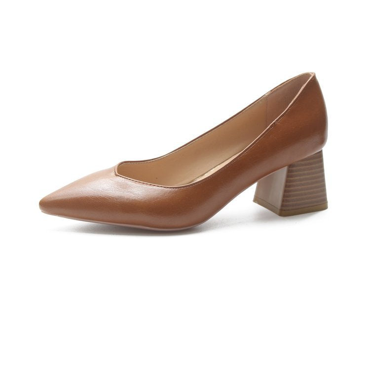 Damen Elegante und komfortable Pumps mit stabilen Blockabsätzen W&W Mode