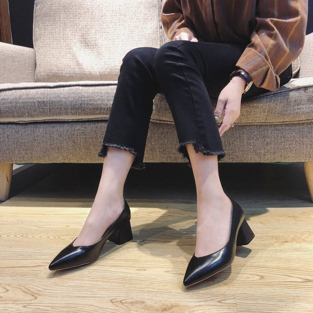 Damen Elegante und komfortable Pumps mit stabilen Blockabsätzen W&W