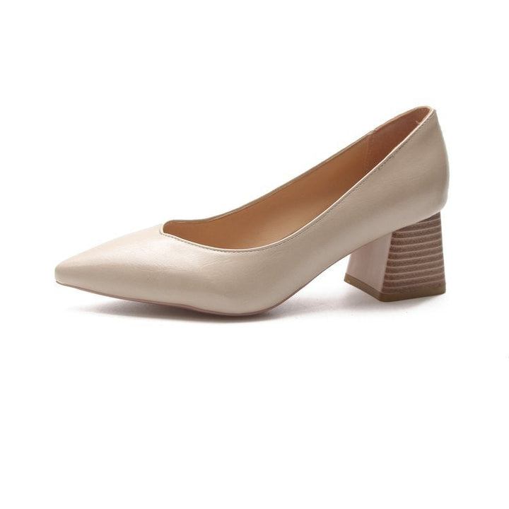 Damen Elegante und komfortable Pumps mit stabilen Blockabsätzen W&W Mode