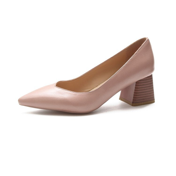 Damen Elegante und komfortable Pumps mit stabilen Blockabsätzen W&W Mode