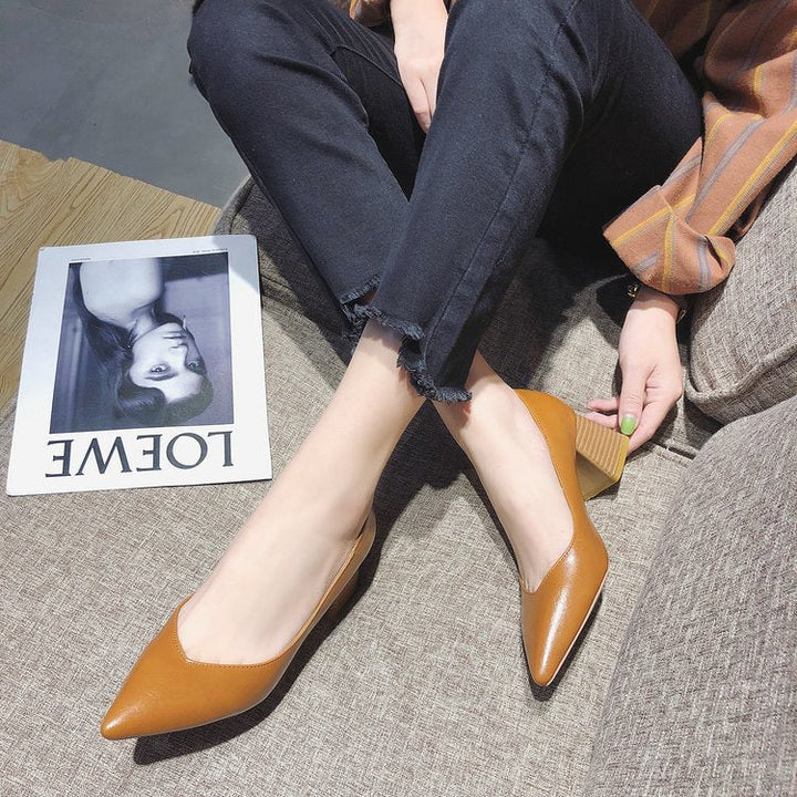 Damen Elegante und komfortable Pumps mit stabilen Blockabsätzen W&W Mode