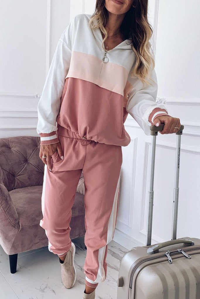 WW | Damen Sportanzug Langarmshirt und Freizeit-Hosen Set