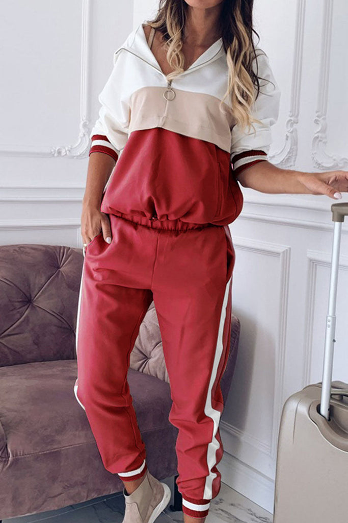 WW | Damen Sportanzug Langarmshirt und Freizeit-Hosen Set