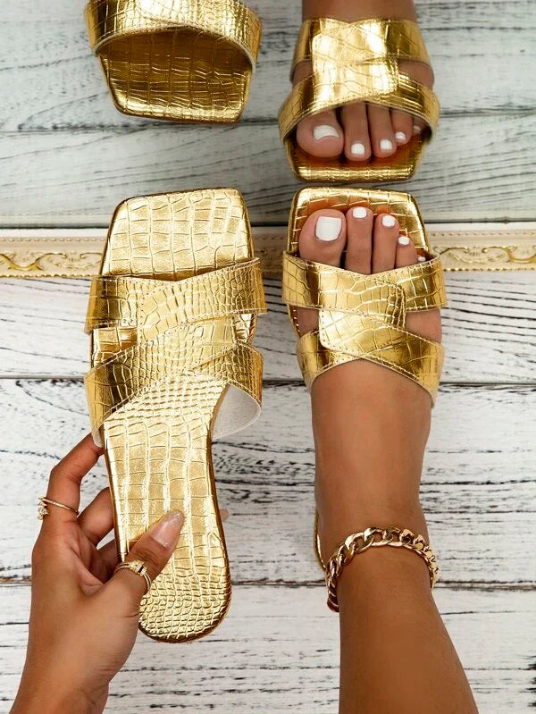 WW | Trendige Flip Flop Sandalen Mit Weichem Fußbett